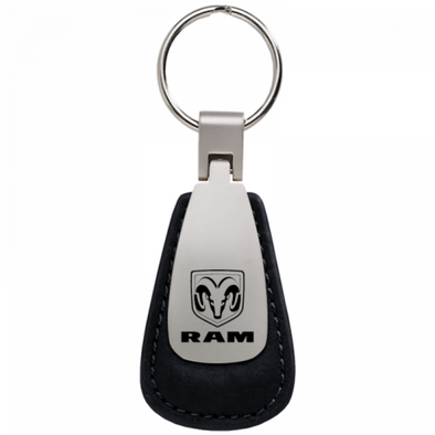 ram-leather-teardrop-key-fob-black-26993-classic-auto-store-online