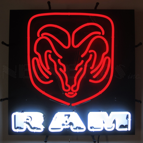 ram-red-neon-sign-with-backing-5rambk-classic-auto-store-online