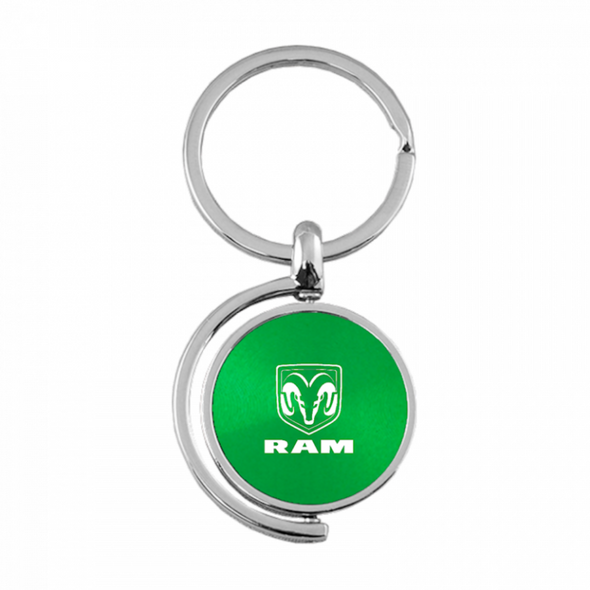 Ram Spinner Key Fob in Green