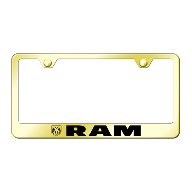 Ram Stainless Steel Frame - Laser Etched Gold