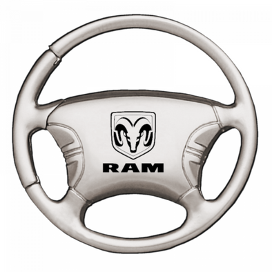 Ram Steering Wheel Key Fob - Silver