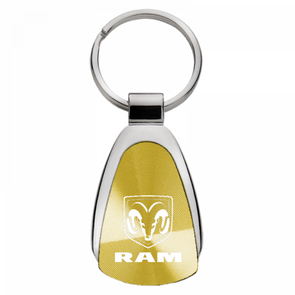Ram Teardrop Key Fob - Gold