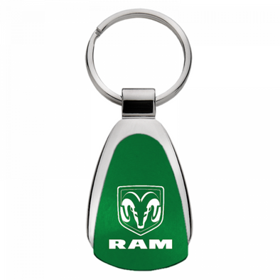 Ram Teardrop Key Fob - Green