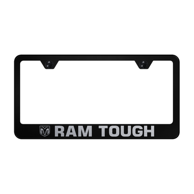 ram-tough-stainless-steel-frame-laser-etched-black-22333-classic-auto-store-online