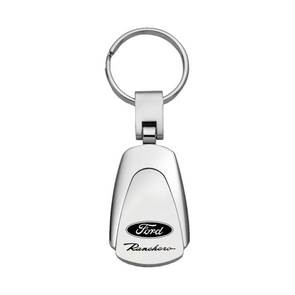 Ranchero Teardrop Key Fob in Silver