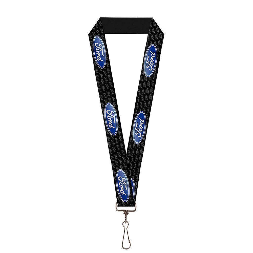 Ford Oval w Script Logo Lanyard - 1.0"