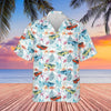 Camaro Men's Multicolor Short Sleeve Front Button Hawaiian Style Shirt
