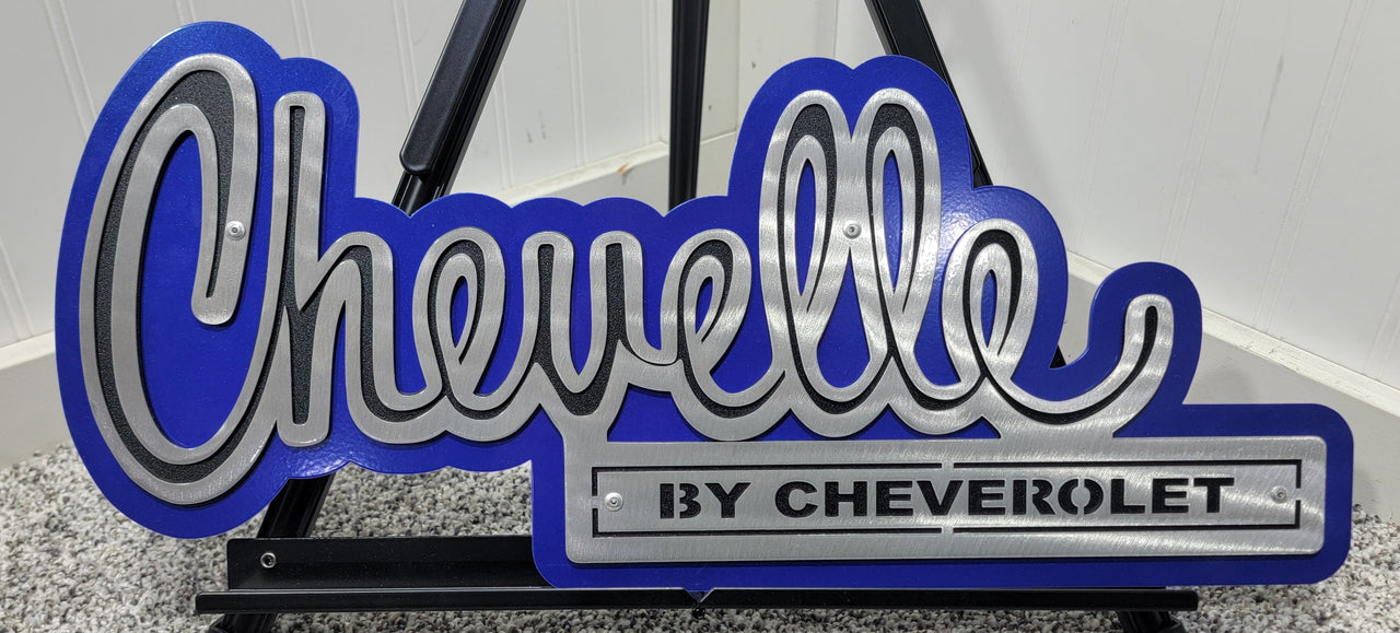 Chevelle Logo Decorative 3D Metal Wall Art (18")