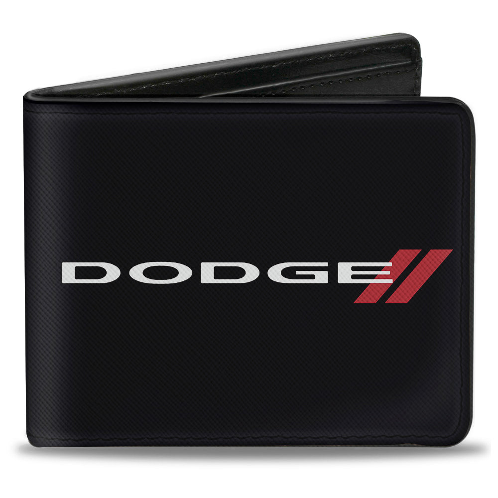 Dodge Red Rhombus Logo Bi-Fold Wallet