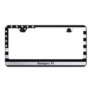 semper-fi-flag-stainless-steel-frame-laser-etched-black-45154-classic-auto-store-online