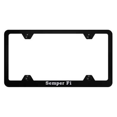 Semper Fi Steel Wide Body Frame - Laser Etched Black