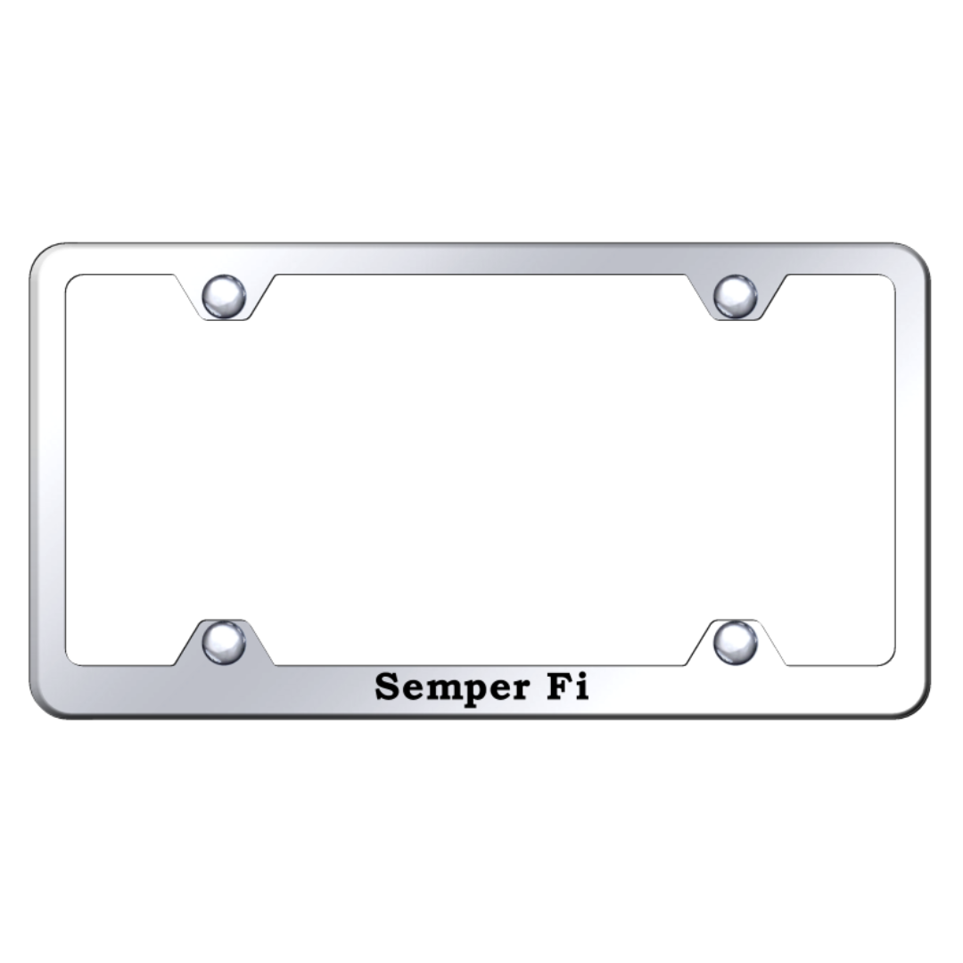 semper-fi-steel-wide-body-frame-laser-etched-mirrored-40739-classic-auto-store-online