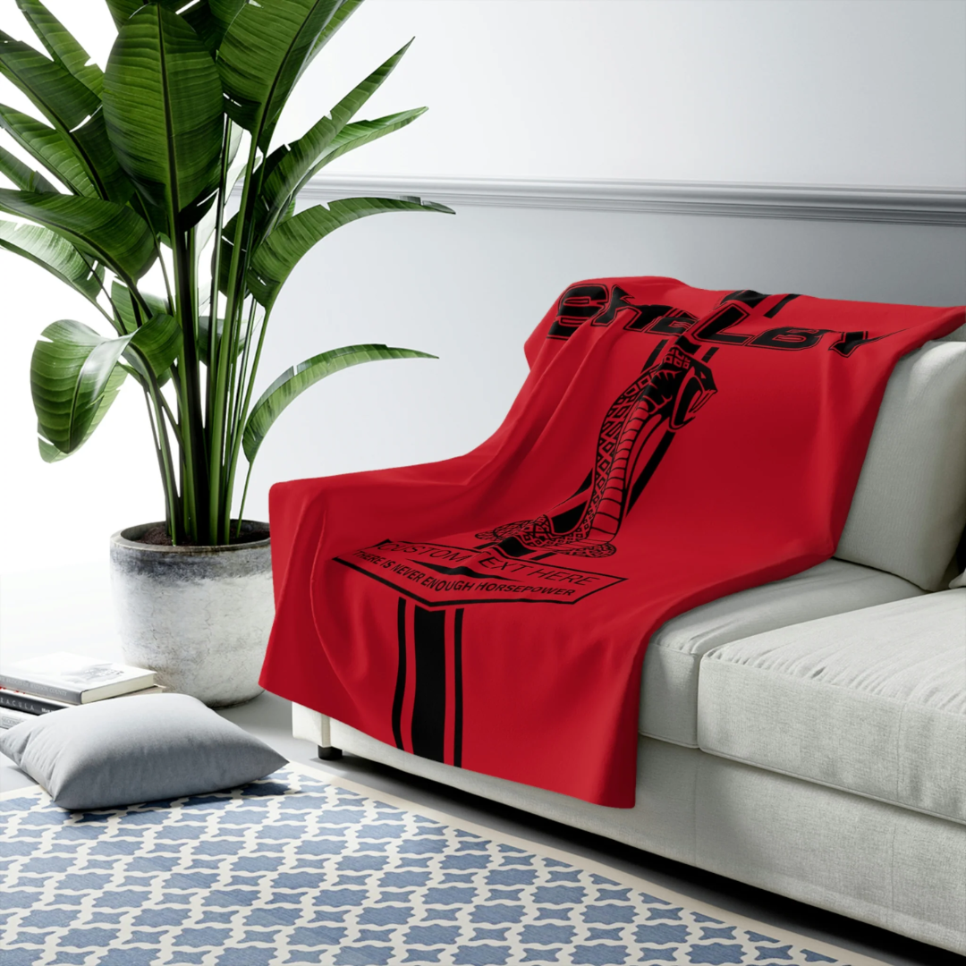 shelby-cobra-red-sherpa-fleece-blanket