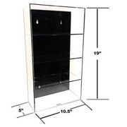 showcase-4-car-display-case-wall-mount-with-black-back-panel-mijo-exclusives-for-1-24-1-25-scale-models