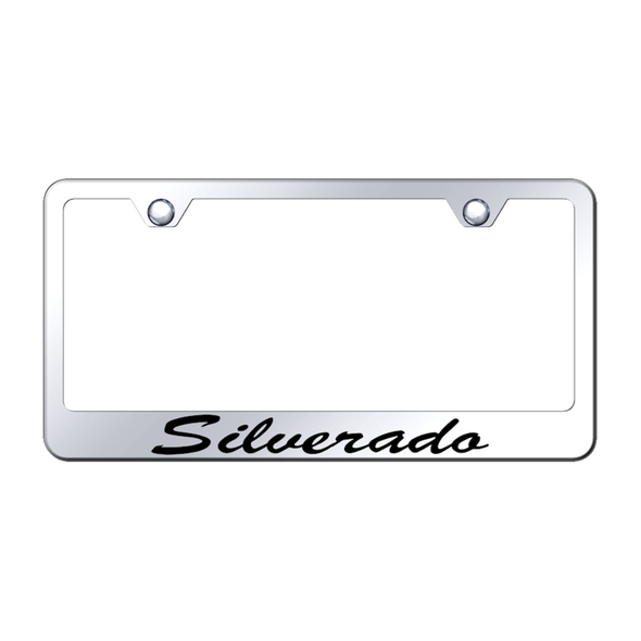 silverado-script-stainless-steel-frame-etched-mirrored-18484-classic-auto-store-online