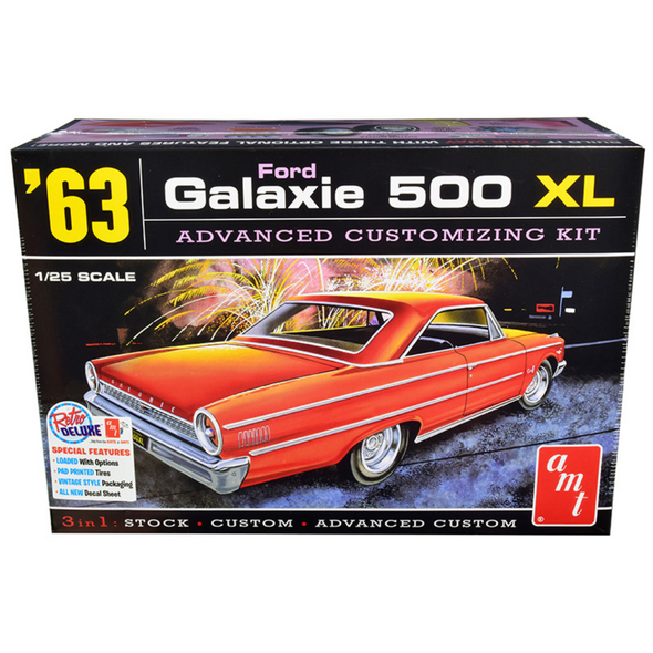 skill-2-model-kit-1963-ford-galaxie-500-xl-3-in-1-kit-1-25-scale-model-by-amt