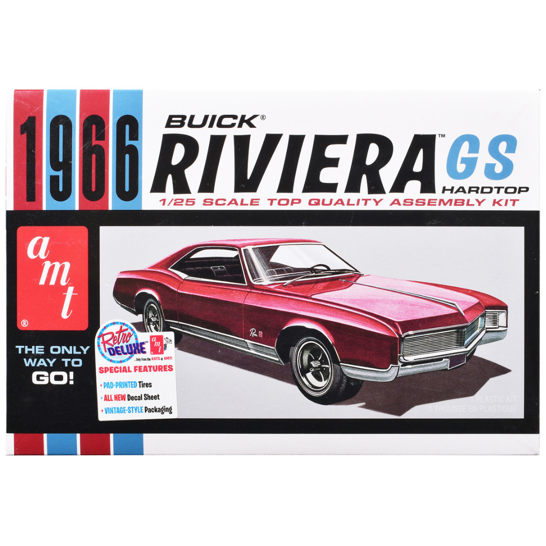 Skill 2 Model Kit 1966 Buick Riviera GS 1/25 Scale Model