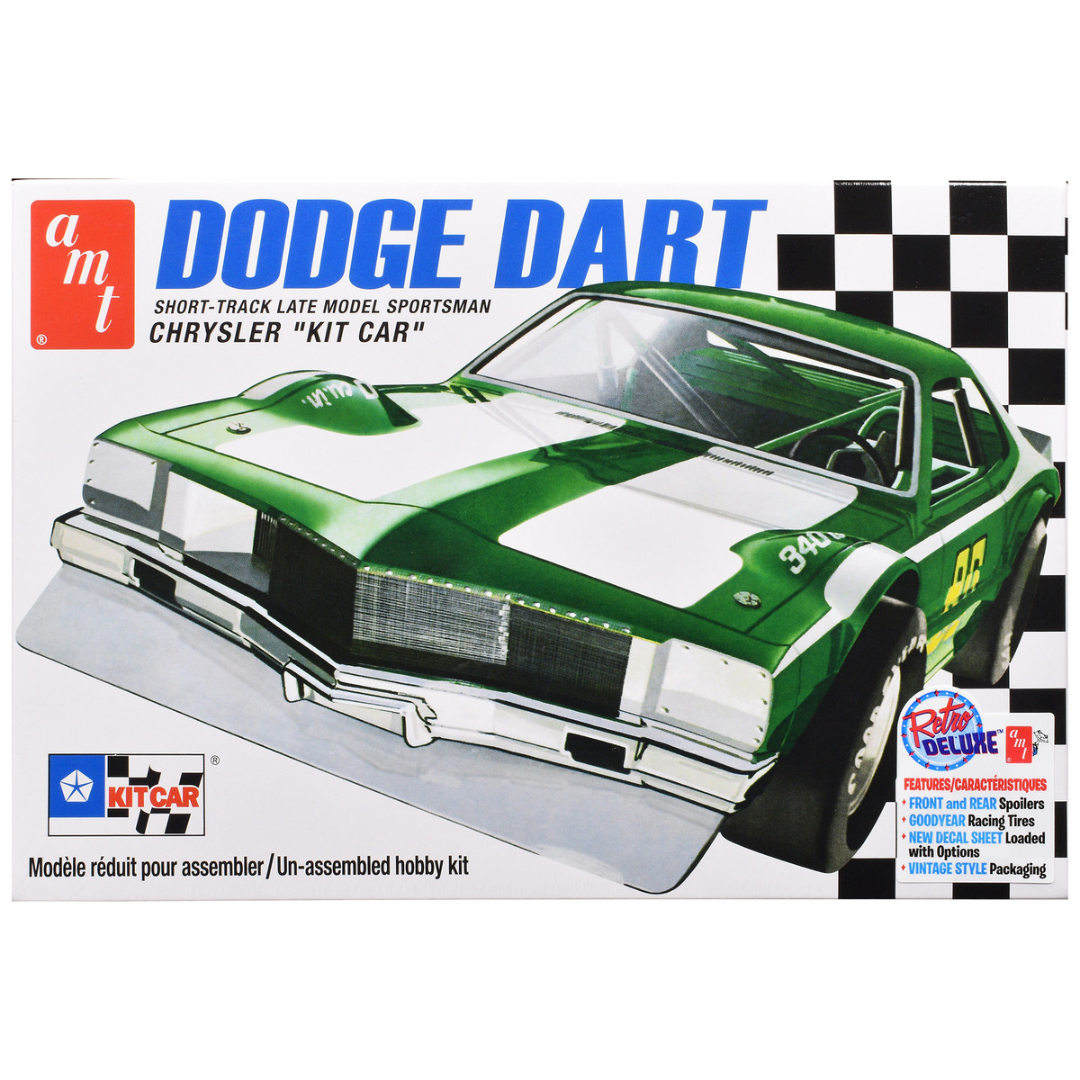 Skill 2 Model Kit Dodge Dart Sportsman Short Track "Kit Car" 1/25 Scale Model