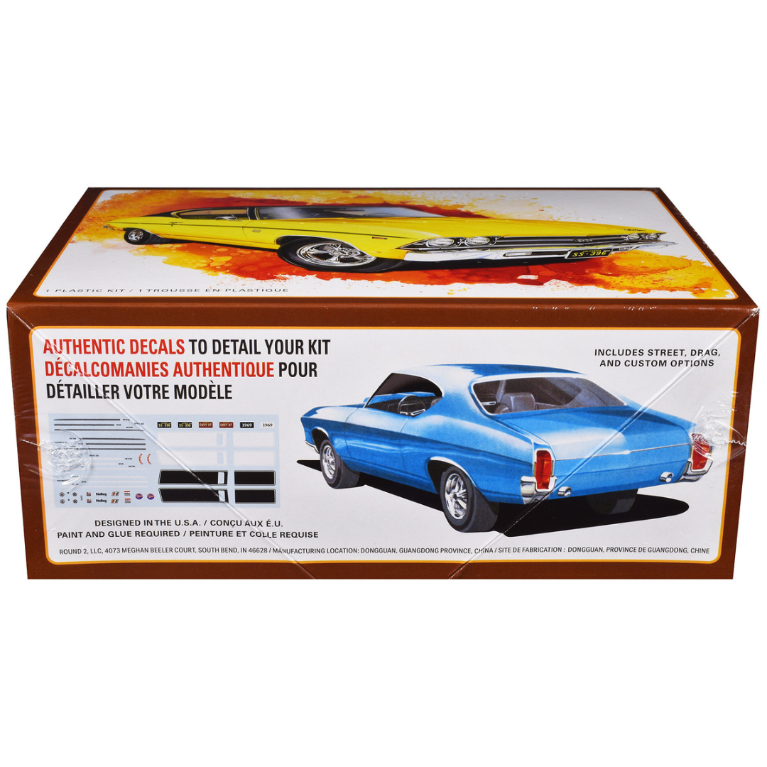 Skill 2 Model Kit 1969 Chevrolet Chevelle SS 396 1/25 Scale Model