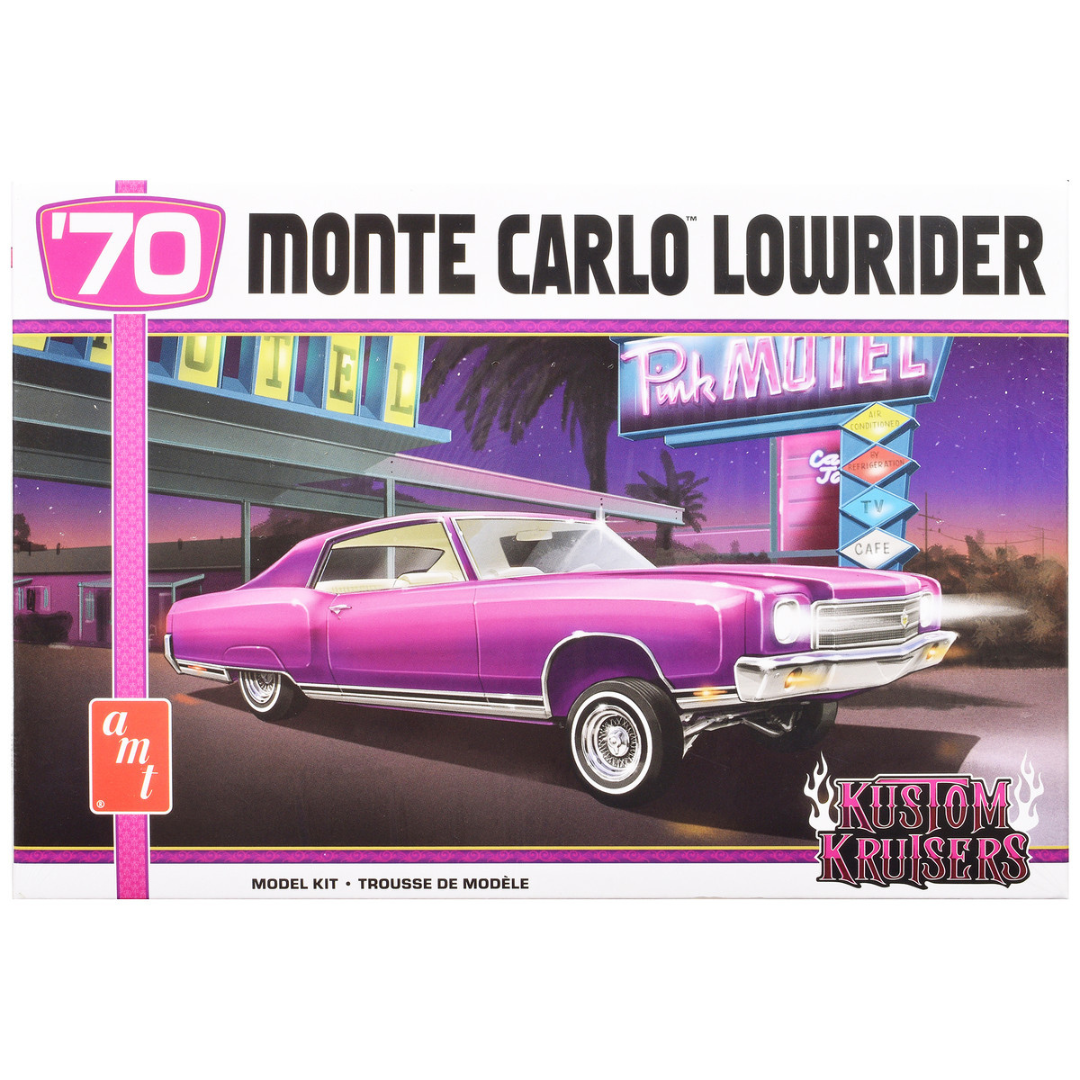 Skill 2 Model Kit 1970 Chevrolet Monte Carlo Lowrider "Kustom Kruisers" 1/25 Scale Model