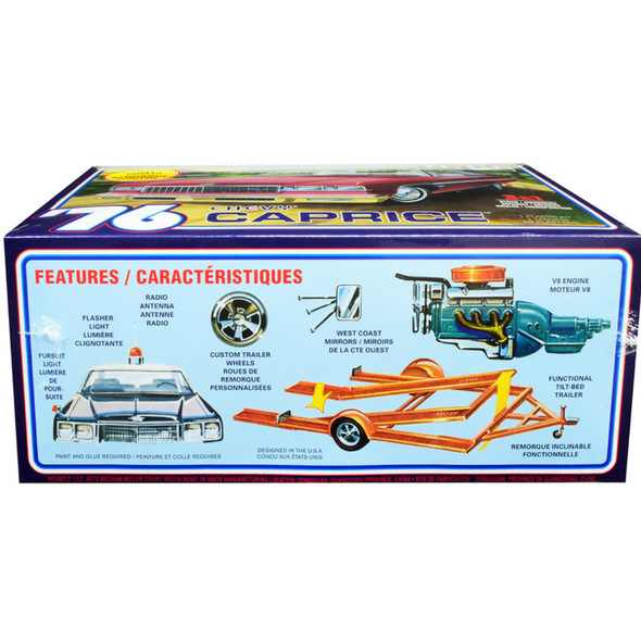 skill-2-model-kit-1976-chevrolet-caprice-with-trailer-3-in-1-kit-1-25-scale-model-by-mpc
