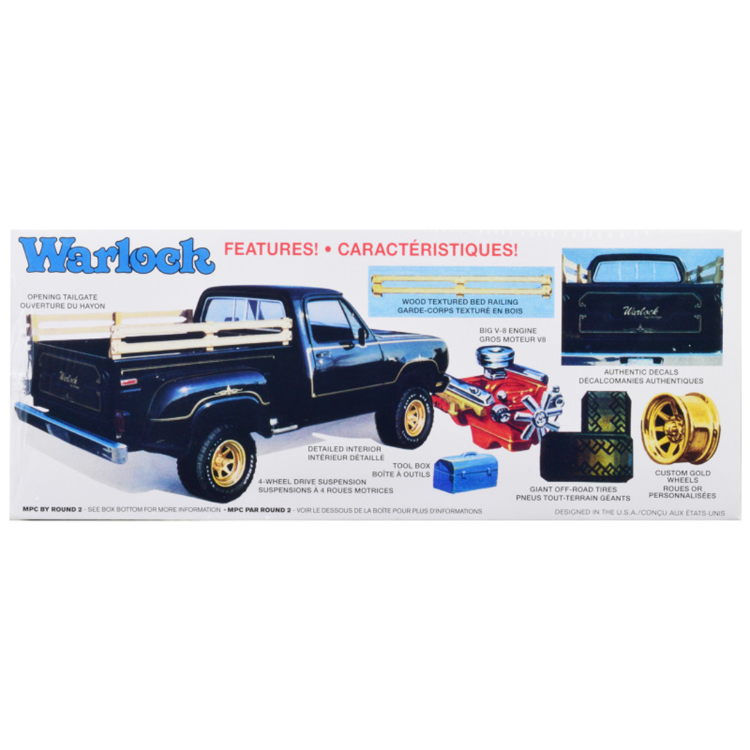 Skill 2 Model Kit 1977 Dodge Warlock Stepside Pickup Truck 1/25 Scale Model by MPC