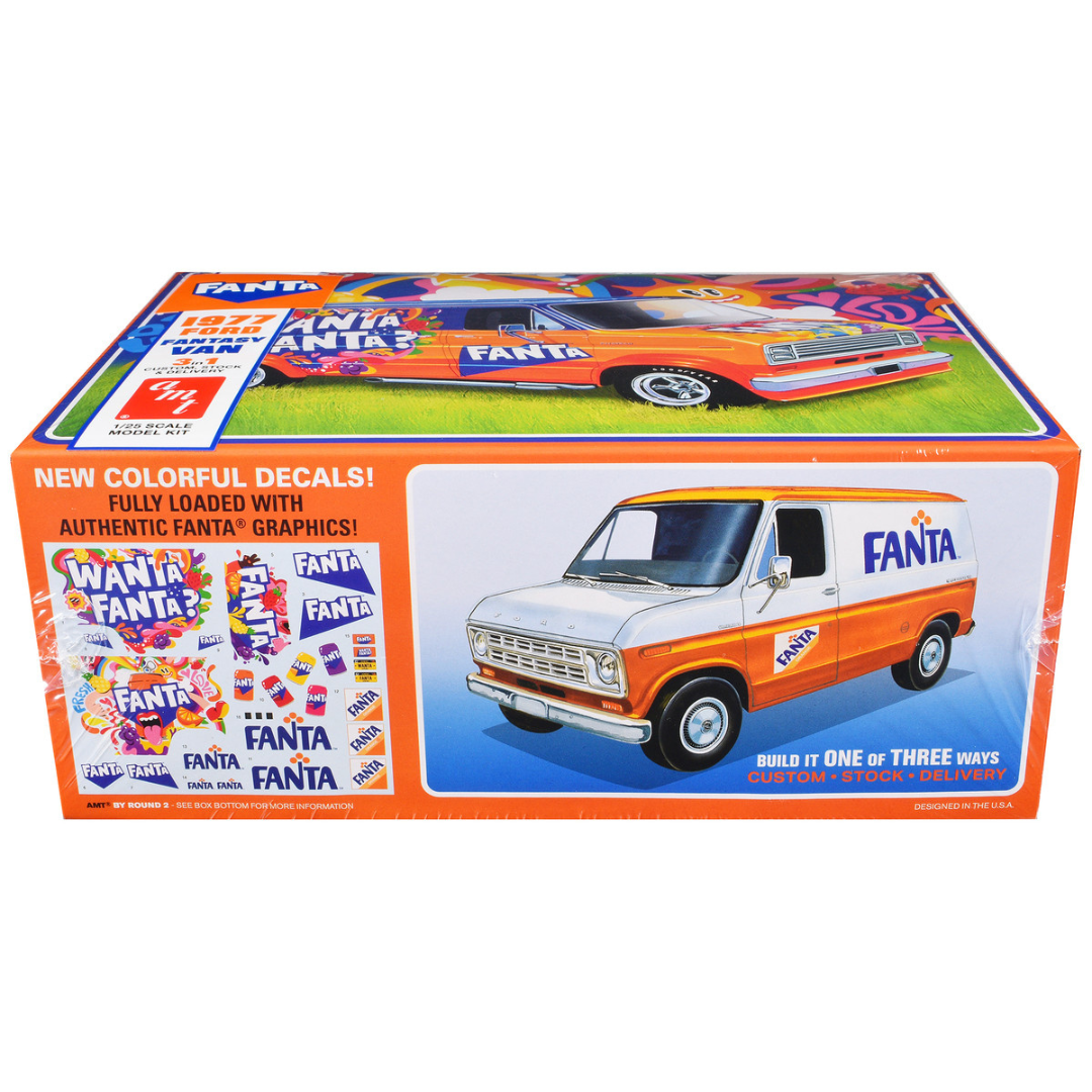 Skill 2 Model Kit 1977 Ford Custom Van "Fanta" 1/25 Scale Model