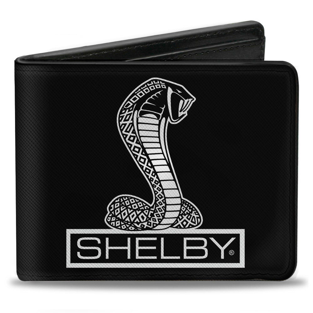 Shelby Cobra Black & White Bi-Fold Wallet