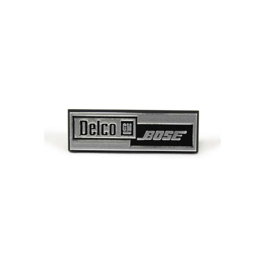 C4 1984-1996 Corvette Speaker Emblems - Delco GM Speaker Emblem - CA