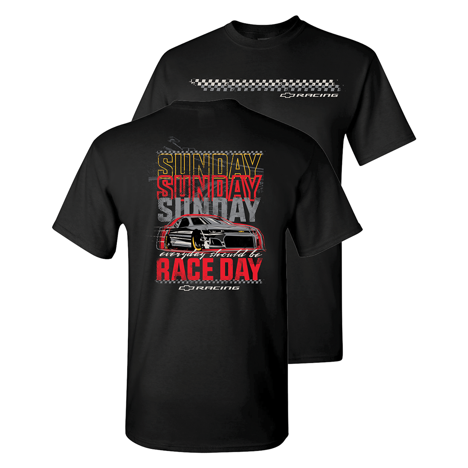 Sunday Race Day T-Shirt – Black