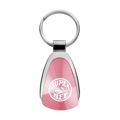 super-bee-teardrop-key-fob-pink-39057-classic-auto-store-online