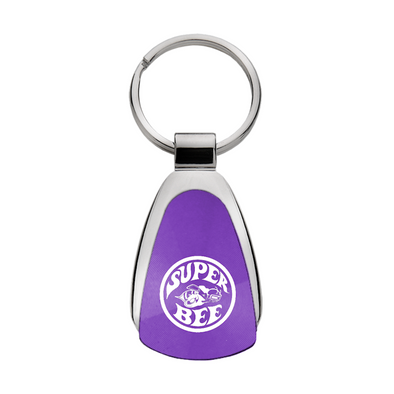 Super Bee Teardrop Key Fob in Purple