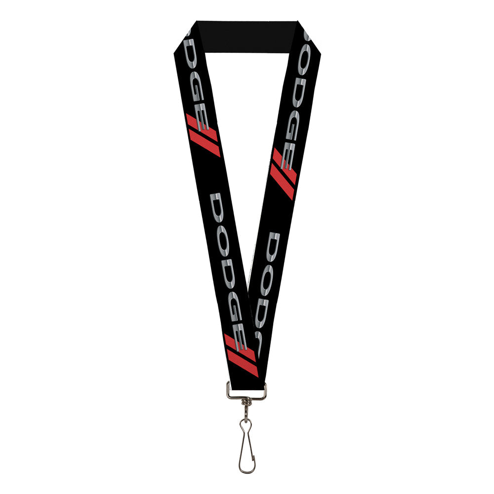 Dodge Red Rhombus Lanyard - 1.0"