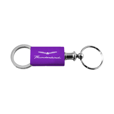 Thunderbird Anodized Aluminum Valet Key Fob in Purple