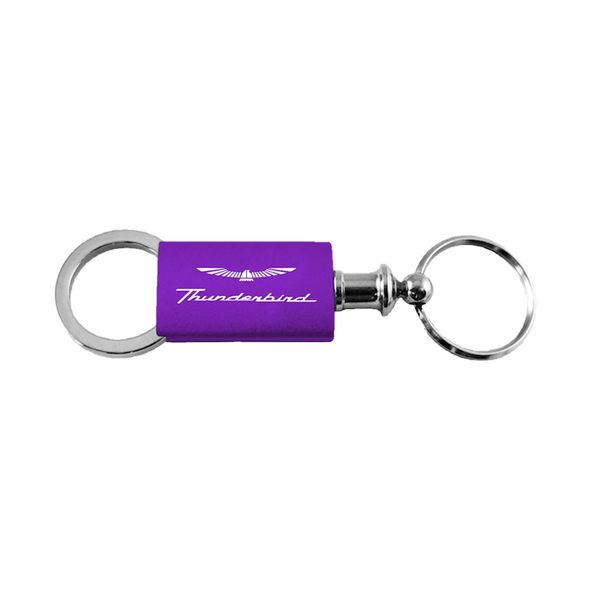 Thunderbird Anodized Aluminum Valet Key Fob in Purple