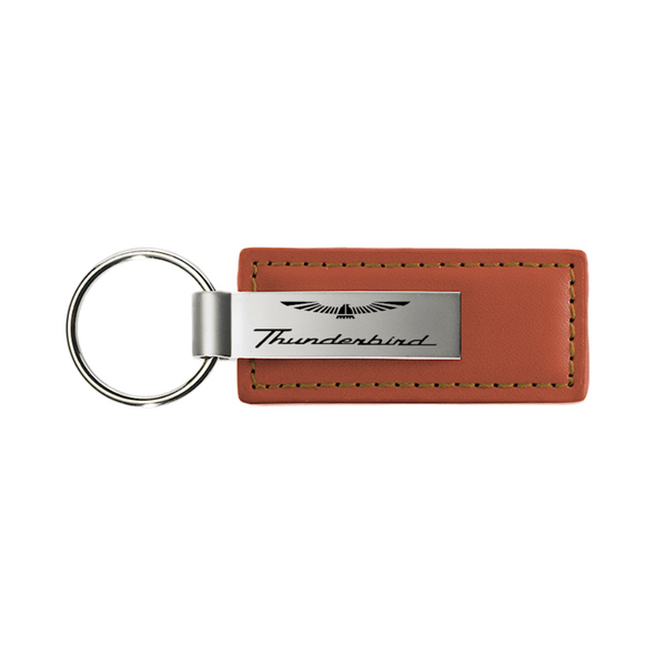thunderbird-leather-key-fob-brown-19087-classic-auto-store-online