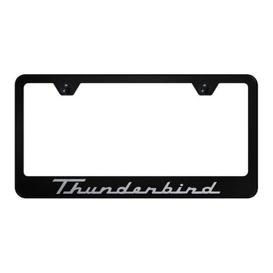 Thunderbird Stainless Steel Frame - Laser Etched Black