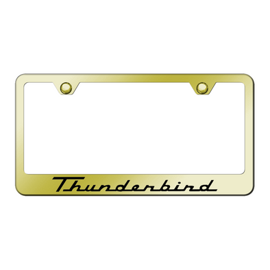 Thunderbird Stainless Steel Frame - Laser Etched Gold