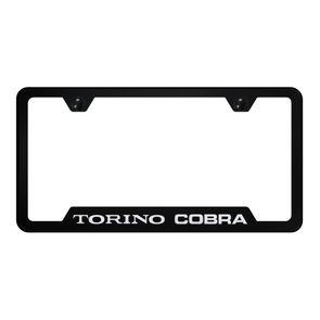 Torino Cobra Cut-Out Frame - Laser Etched Black