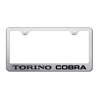Torino Cobra Stainless Steel Frame - Laser Etched Brushed