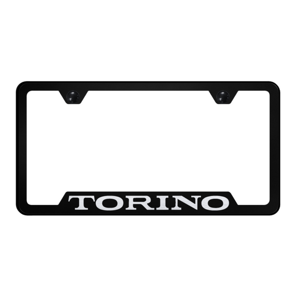 Torino Cut-Out Frame - Laser Etched Black