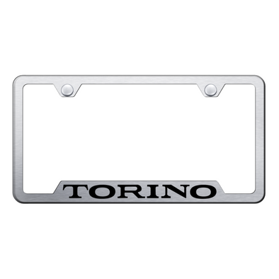 Torino Cut-Out Frame - Laser Etched Brushed