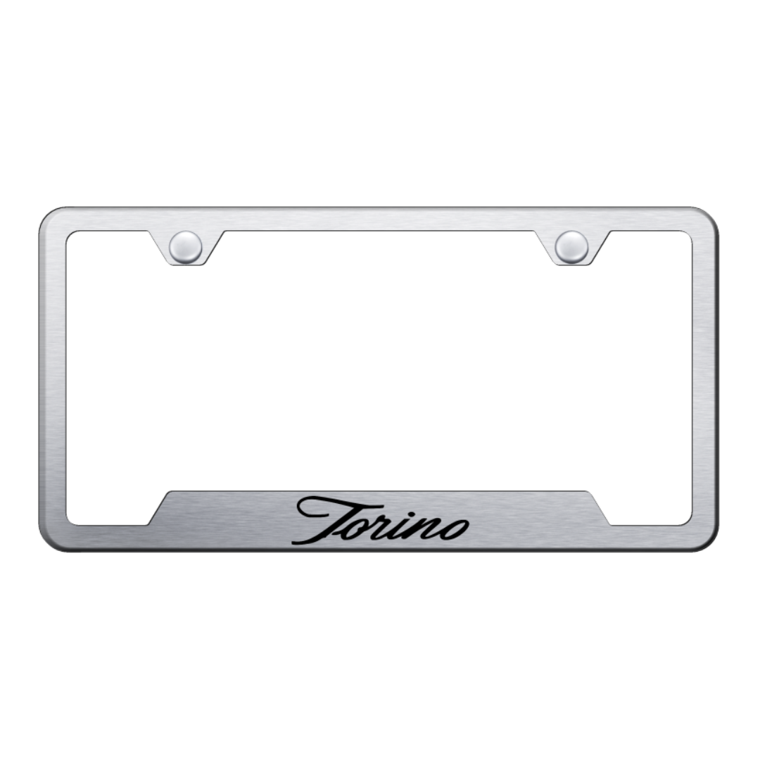 torino-script-cut-out-frame-laser-etched-brushed-42681-classic-auto-store-online