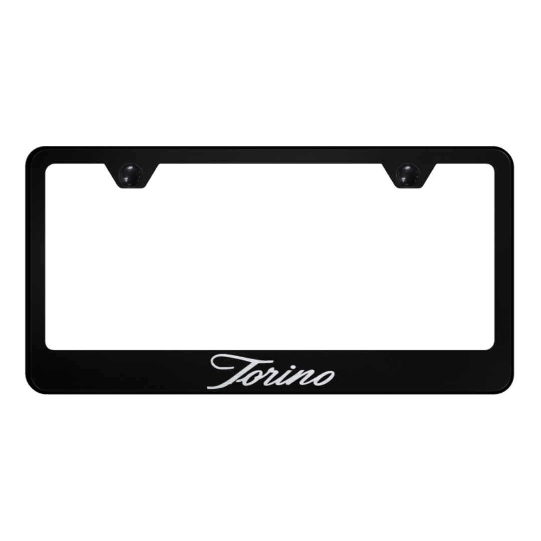 torino-script-stainless-steel-frame-laser-etched-black-43620-classic-auto-store-online