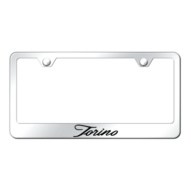 Torino Script Stainless Steel Frame - Laser Etched Mirrored