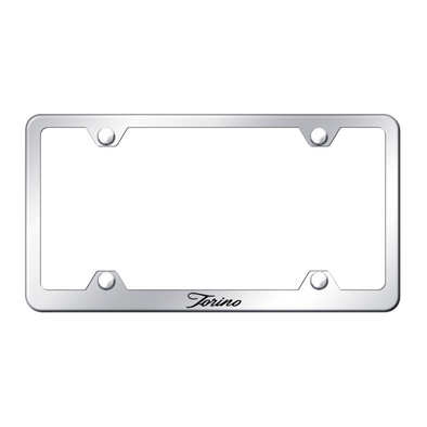 Torino Script Steel Wide Body Frame - Laser Etched Mirrored