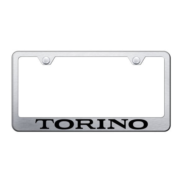 Torino Stainless Steel Frame - Laser Etched Brushed