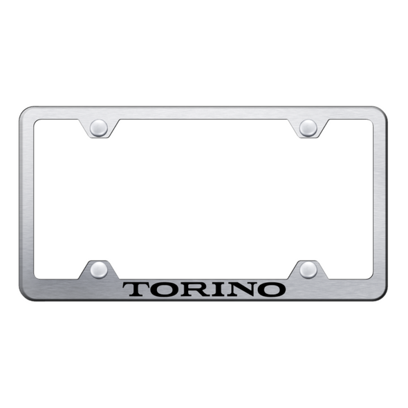 Torino Steel Wide Body Frame - Laser Etched Brushed