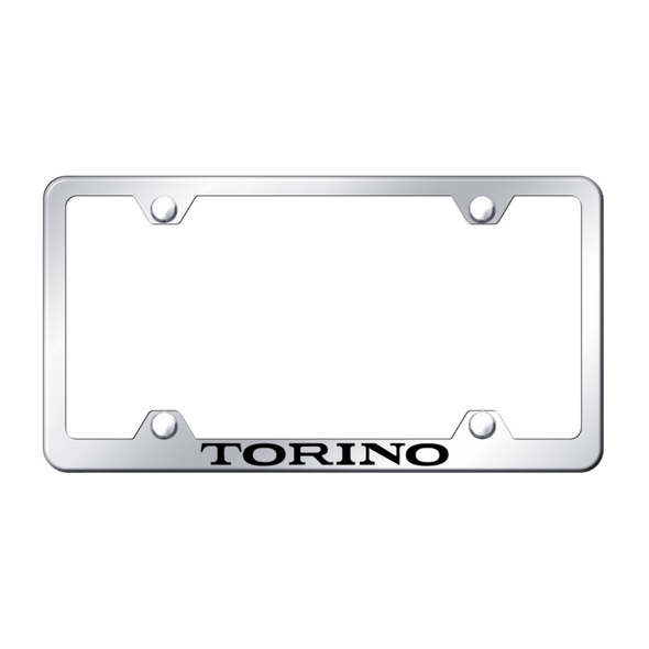 Torino Steel Wide Body Frame - Laser Etched Mirrored