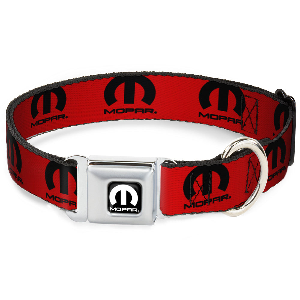 Mopar Logo Red & Black Seatbelt Buckle Collar